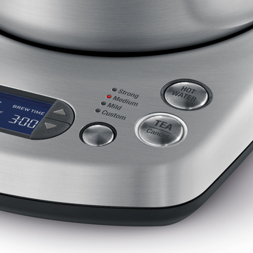 the Tea Maker™ Machine à thé en Argent bouton intensité