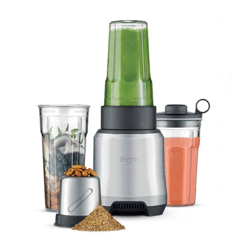 the Sage Boss™ To Go Plus Standmixer in Gebürstetes Aluminium Smooth Edge Tritan®-becher