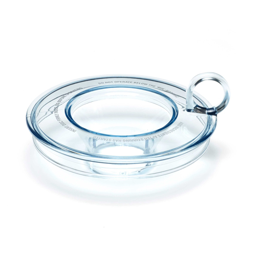 the Milk Café™ Koffie in Geborsteld roestvrij staal maatbekerdop