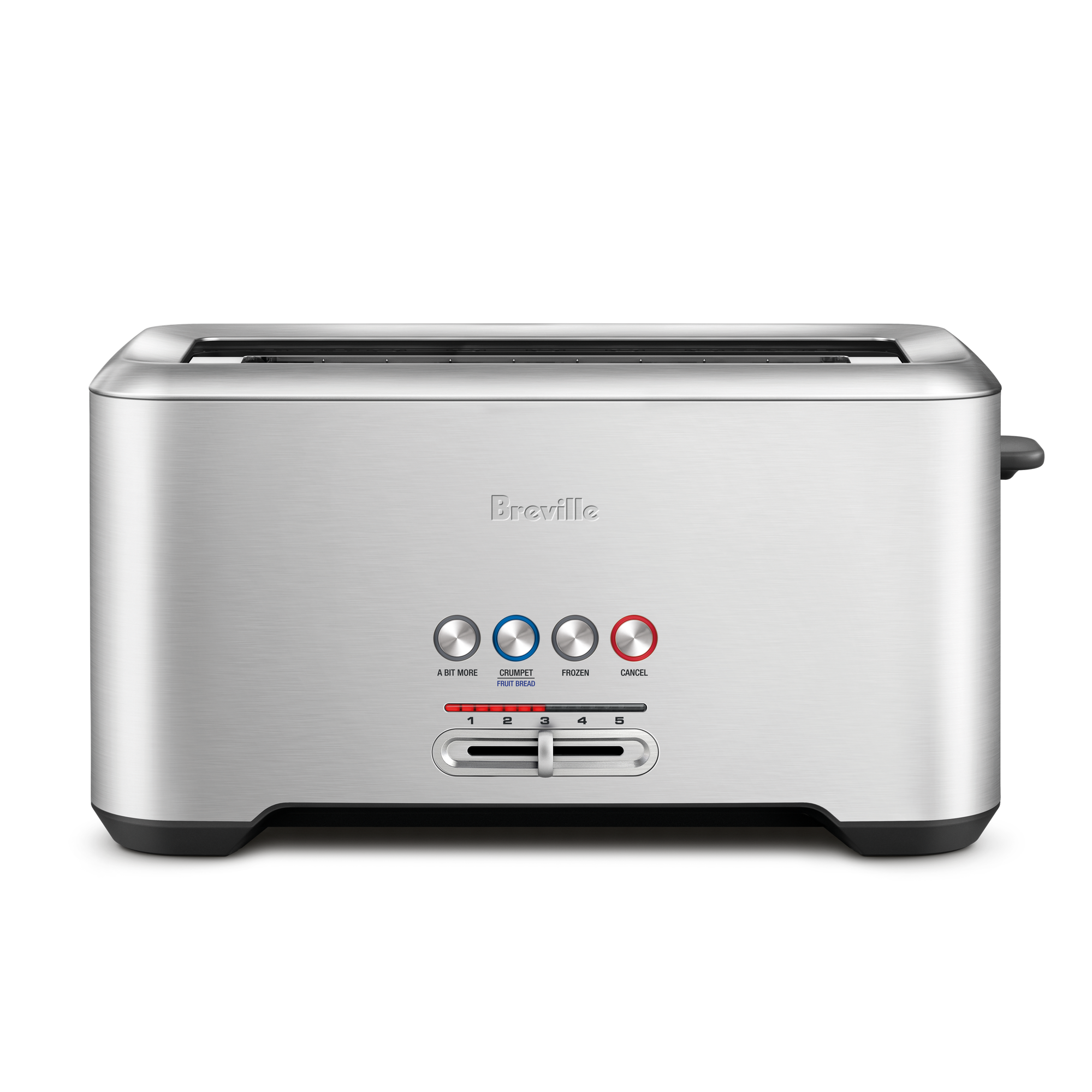 the 'A Bit More'® Toaster - Brushed Stainless Steel