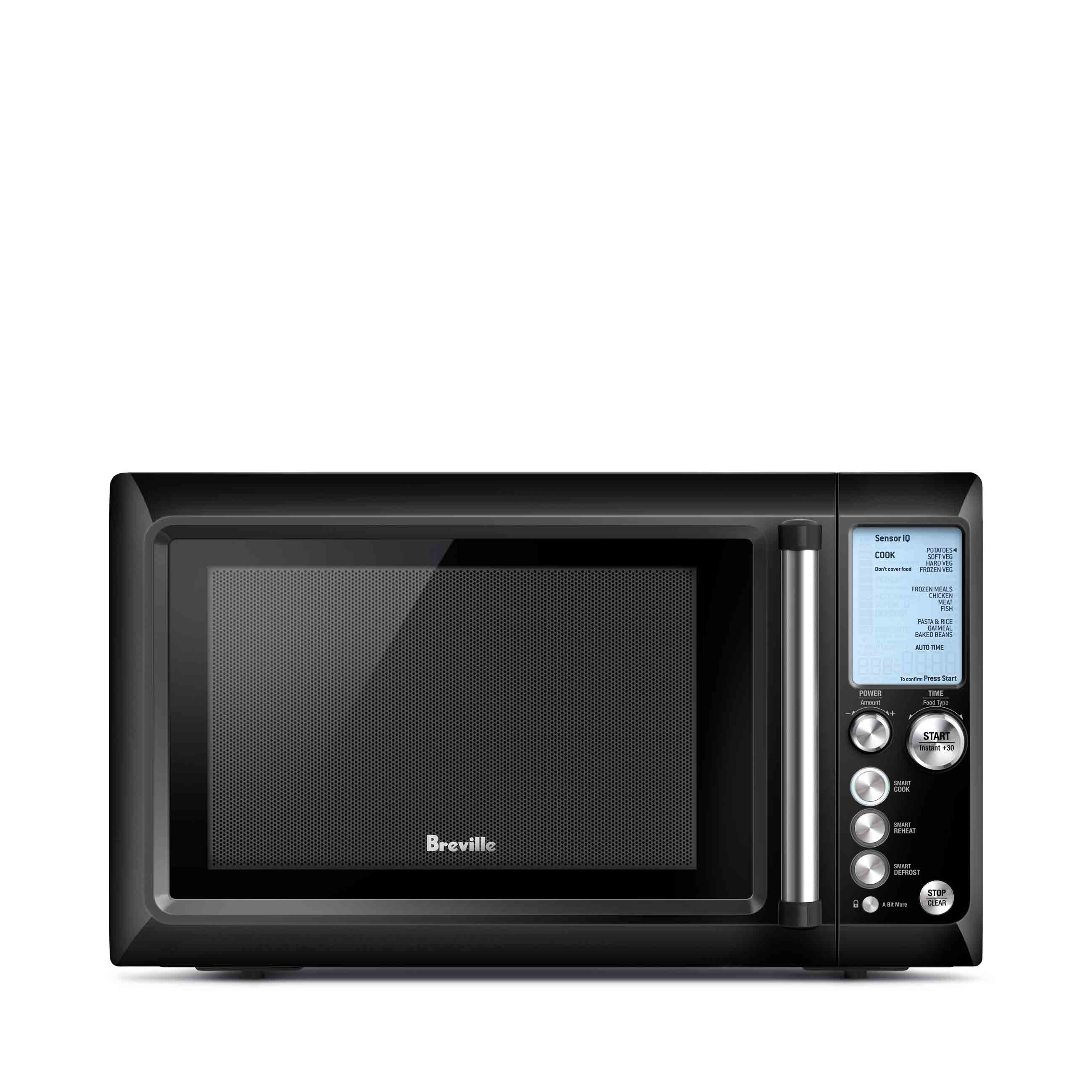 the Quick Touch™ Microwaves in Brushed Stainless Steel