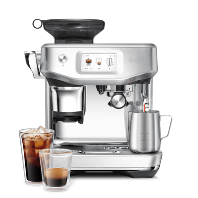 the Barista Touch™ Impress – mit Kaltextraktion in Gebürstetes Edelstahlgrau