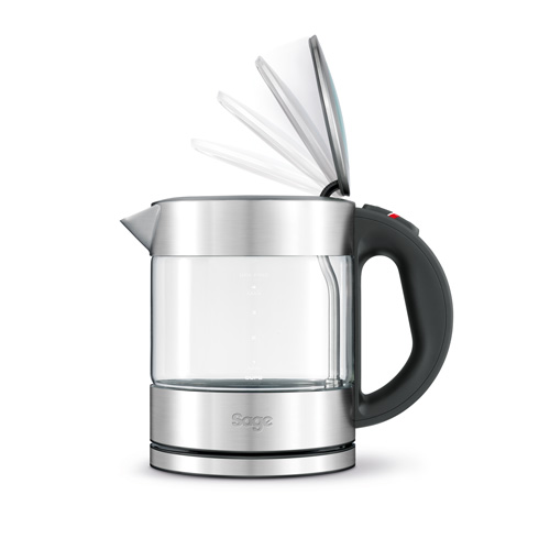 the Compact Kettle™ Pure Thee in Zilver Soft Top™-deksel