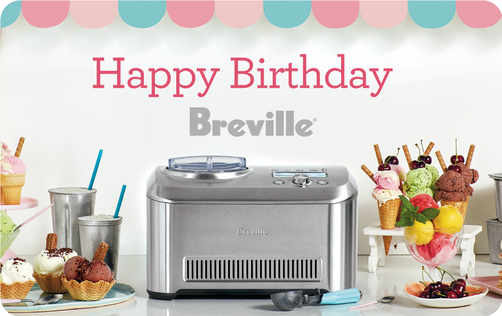 Happy Birthday gift card from Breville