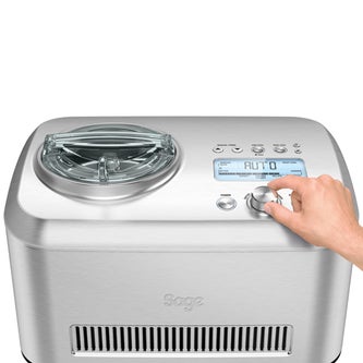 the Smart Scoop™ in Brushed Stainless Steel manual or automatic