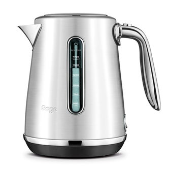 the Soft Top™ BOUILLOIRES ET MACHINES À THÉ Acier inoxydable brossé DOUBLE JAUGE