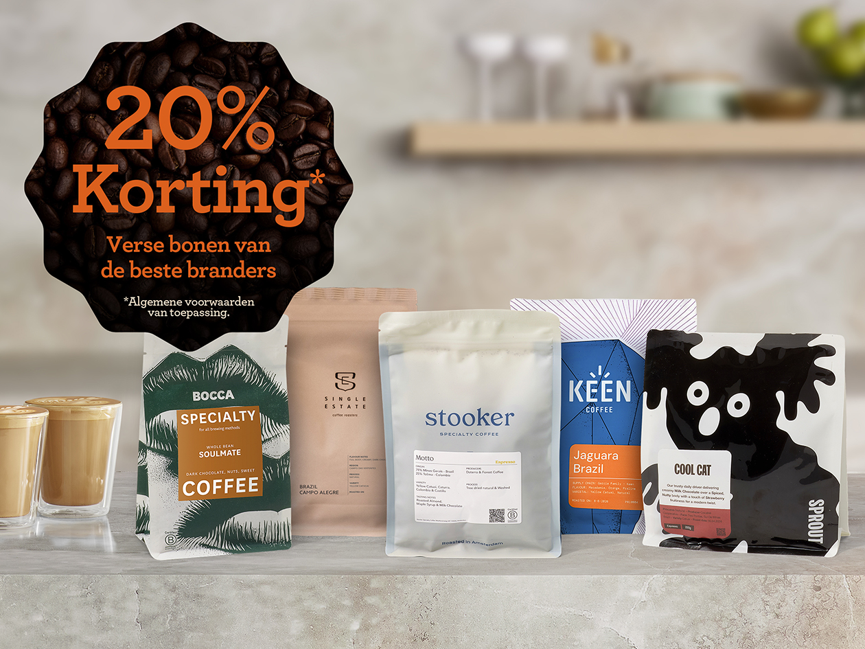 Krijg 20% korting op verse bonen