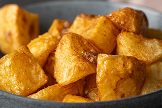 Air-Fried Garlic "Roast" Potatoes