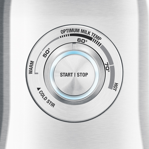 the Milk Café™ Kaffee in Gebürsteter Edelstahl auto-ausschaltfunktion