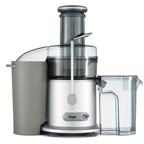the Nutri Juicer® Classic Sapmachines in Zilver eenvoudige reiniging