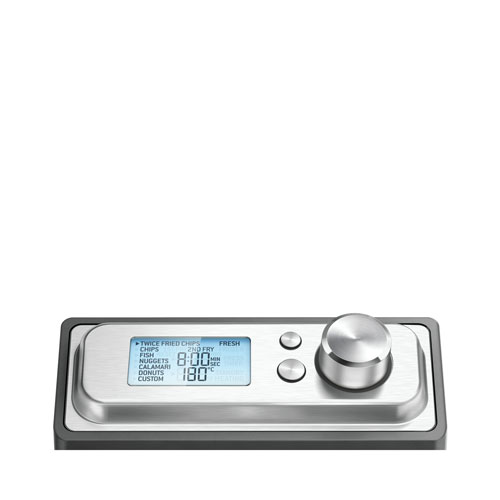 the Smart Fryer™ Woks, Skillets & Deep Fryers in Silver lcd digital control