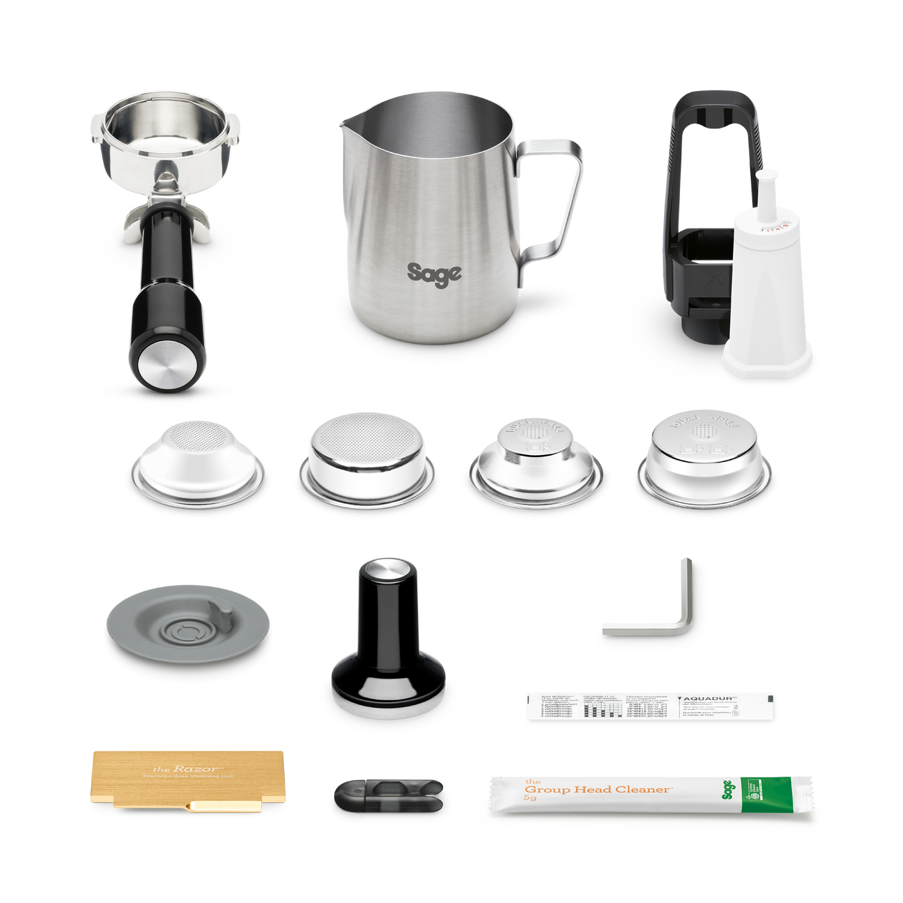 the Dual Boiler Espresso machine included kit