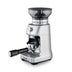 Portafilter fits snuggly on the Smart Grinder.