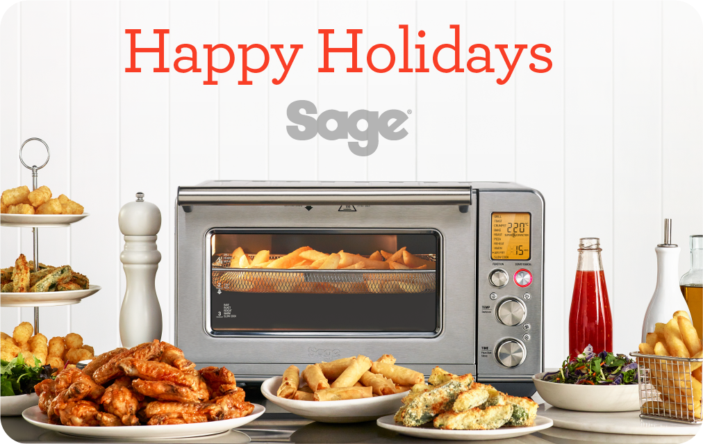 Happy Holidays gift card by Sage