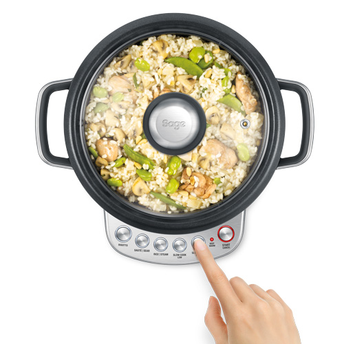 the Risotto Plus™ Fornuizen in Zilver stoomfunctionaliteit
