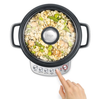 the Risotto Plus™ Kocher in Silber dampffunktionalität