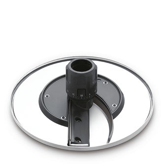 the Kitchen Wizz™ 16 Peel & Dice Robot da cucina in Alluminio spazzolato disco regolabile per affettare