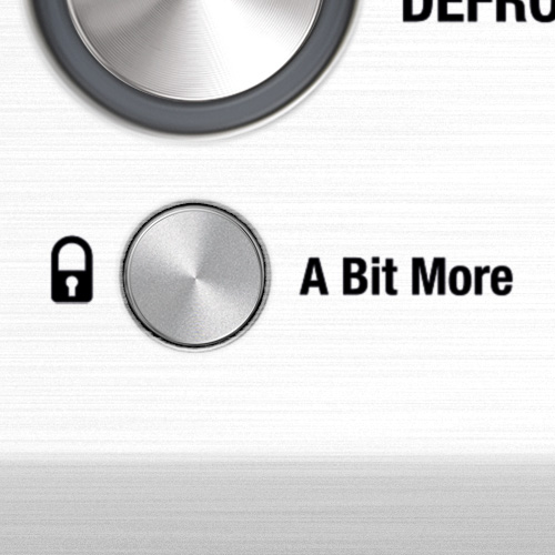 the Quick Touch in Silver a bit more button and child lock