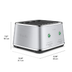 Angled view of the Eye Q™ Auto 4 Slice with dimensions