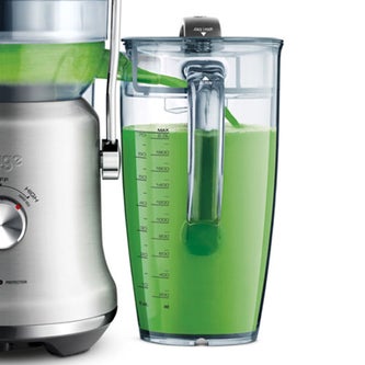 the Juice Fountain Cold Plus juice nozzle