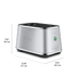 Angled view of the Eye Q™ Auto 2 Slice with dimensions