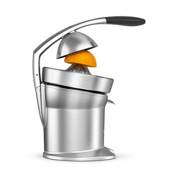the Citrus Press™ Pro Presse-agrumes en Argent cône moulé sous pression anti-acidité