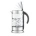 the Crystal Clear™ Tee in Edelstahlgehäuse mit Glaskanne soft top® deckel