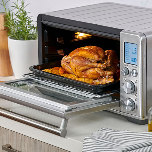 the Smart Oven™ Air Fry in Brushed Stainless Steel SUPER VERSÁTIL