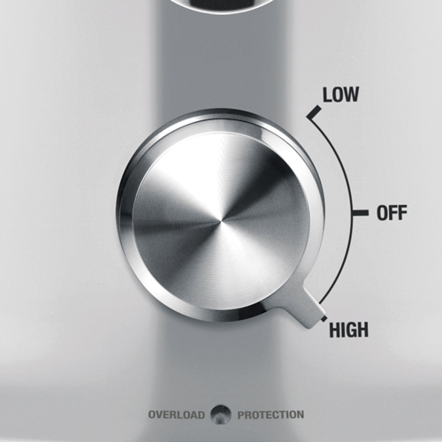 꺼짐, 낮음, 높음 설정이 가능한 다이얼이 있다.